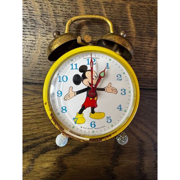 Vintage Phinney Walker Mickey Mouse clock - Picture 3 of 6